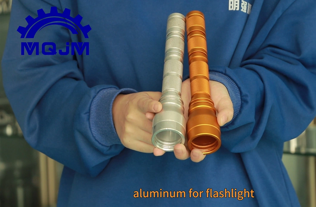 Custom Metal Knurled Flashlight